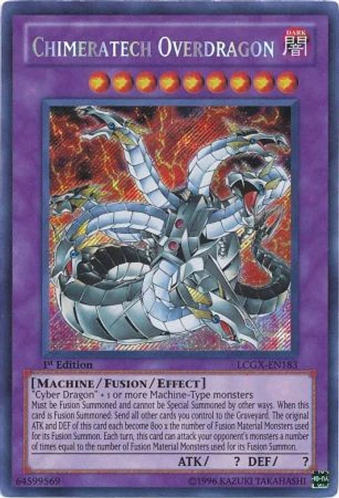 Chimeratech Overdragon - LCGX-EN183 - Secret Rare