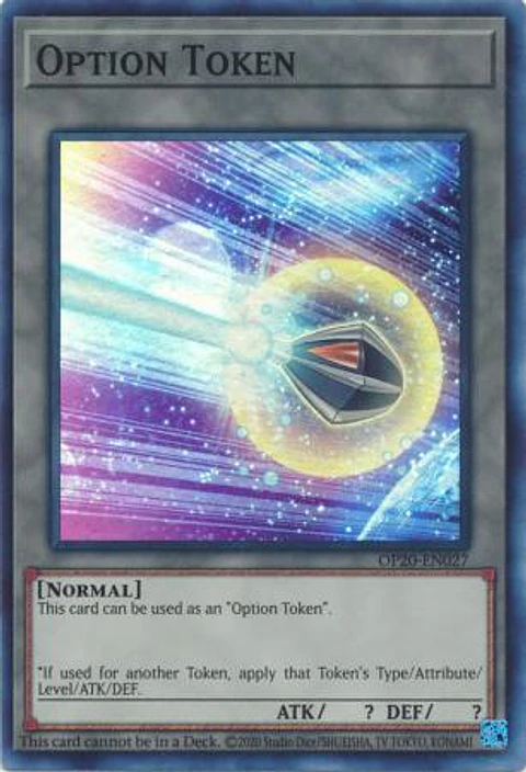 Option Token - OP20-EN027 - Super Rare