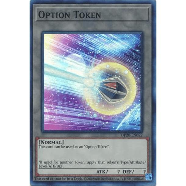 Option Token - OP20-EN027 - Super Rare