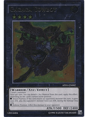 Ultimate Rare - Gagaga Cowboy - AP05-EN002 (DAÑADO)