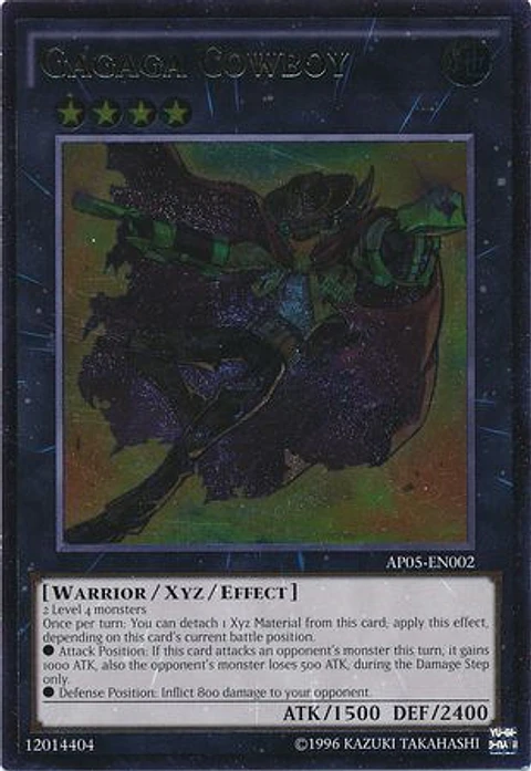 Ultimate Rare - Gagaga Cowboy - AP05-EN002 (DAÑADO)