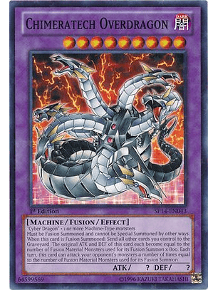 Chimeratech Overdragon - SP14-EN043 - Starfoil Rare