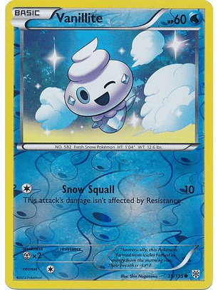 Vanillite - 35/135 - Common Reverse Holo