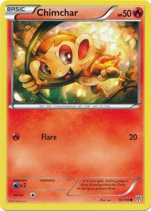 Chimchar - 15/135 - Common