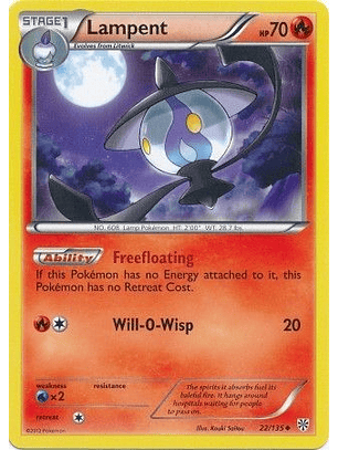 Lampent - 22/135 - Uncommon