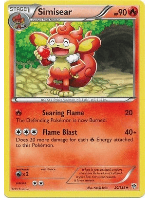 Simisear - 20/135 - Uncommon - PLS