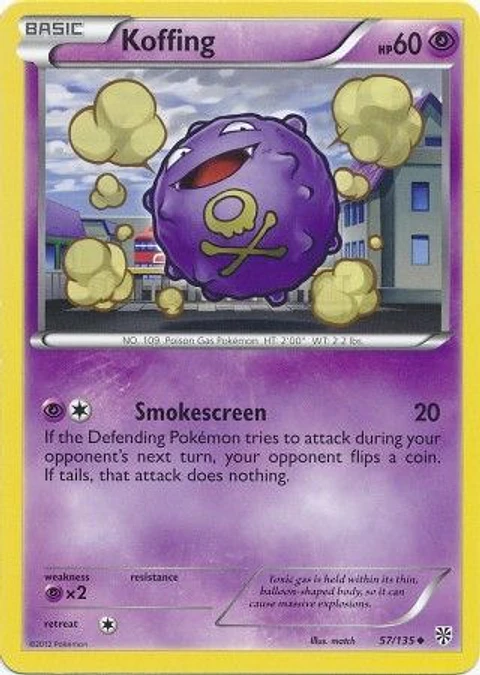 Koffing - 57/135 - Uncommon - PLS