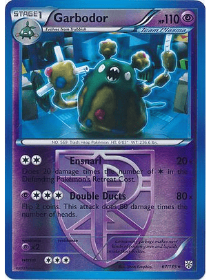 Garbodor - 67/135 - Rare Reverse Holo