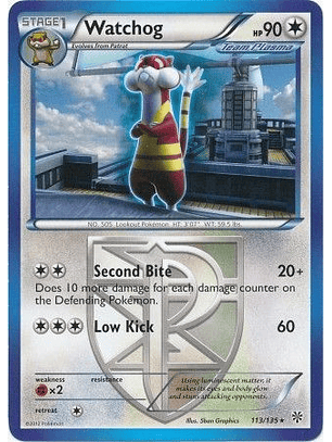 Watchog - 113/135 - Rare