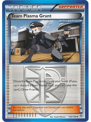 Team Plasma Grunt - 125/135 - Uncommon