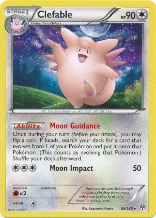 Clefable - 98/135 - Rare  1
