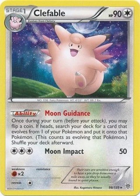 Clefable - 98/135 - Rare 