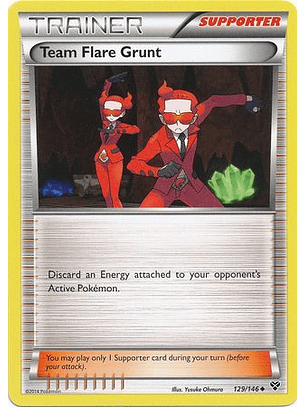 Team Flare Grunt - 129/146 - Uncommon