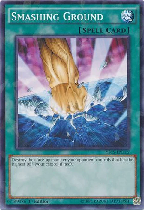 Smashing Ground - YS15-ENL15 - Shatterfoil Rare 