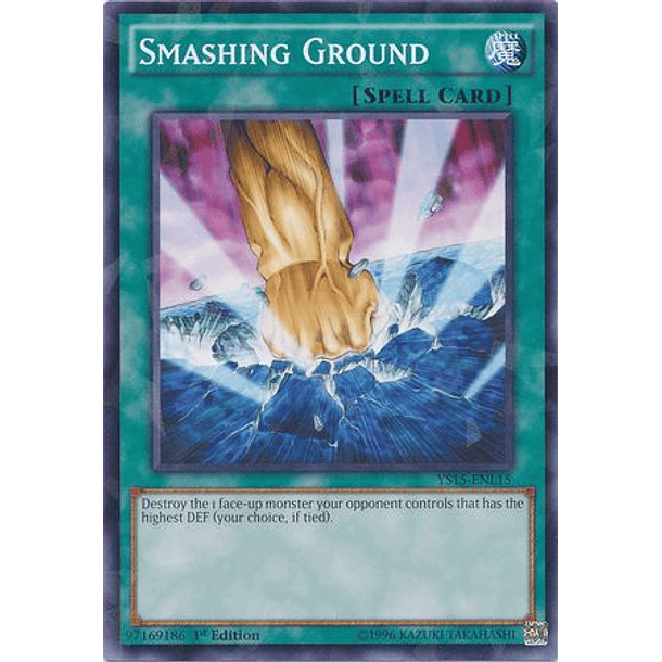 Smashing Ground - YS15-ENL15 - Shatterfoil Rare 