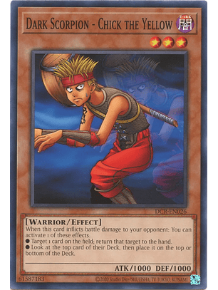 Dark Scorpion - Chick the Yellow - DCR-EN026 - Common Unlimited (25Th Reprint)