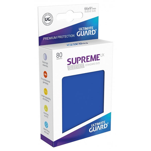Supreme UX Sleeves - (Azul) Standard Size (80)
