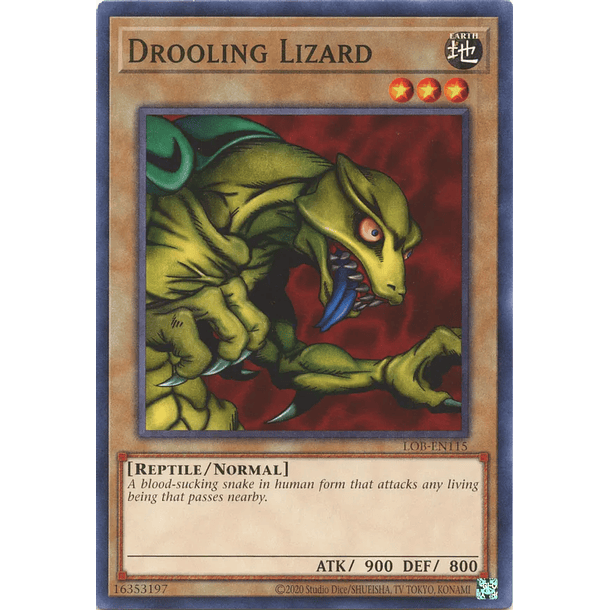Drooling Lizard - LOB-EN115 - Common Unlimited (25th Reprint)