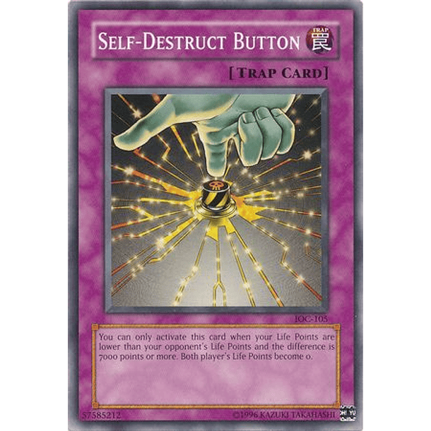 Self-Destruct Button - IOC-EN105 - Common Unlimited (25th Reprint)