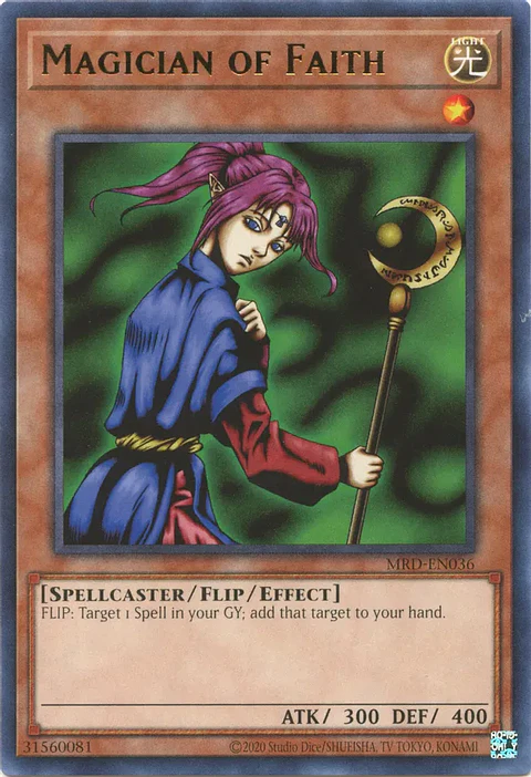 Magician of Faith - MRD-EN036 - Rare Unlimited (25th Reprint)