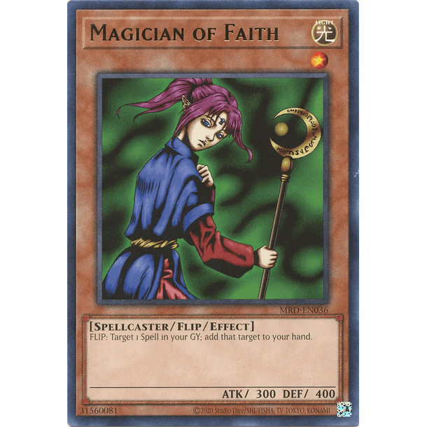 Magician of Faith - MRD-EN036 - Rare Unlimited (25th Reprint)