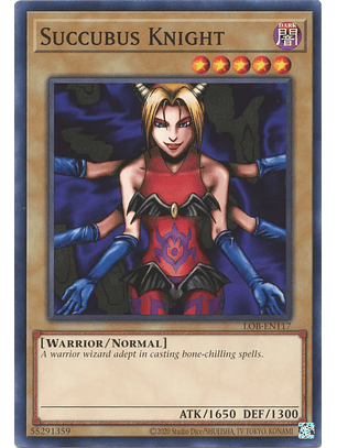 Succubus Knight - LOB-EN117 - Common Unlimited (25th Reprint)