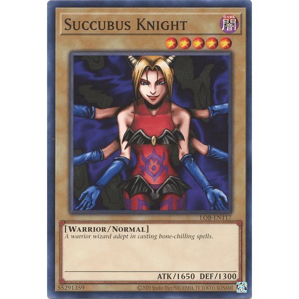 Succubus Knight - LOB-EN117 - Common Unlimited (25th Reprint)