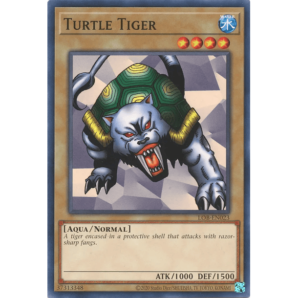Turtle Tiger - LOB-EN023 - Common Unlimited (25th Reprint)