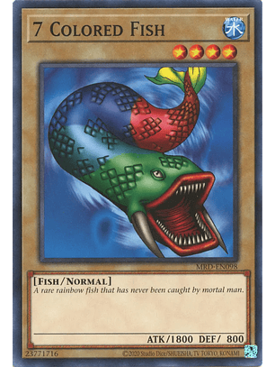 7 Colored Fish - MRD-EN098 - Common Unlimited (25th Reprint)