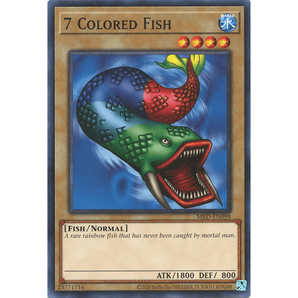 7 Colored Fish - MRD-EN098 - Common Unlimited (25th Reprint)