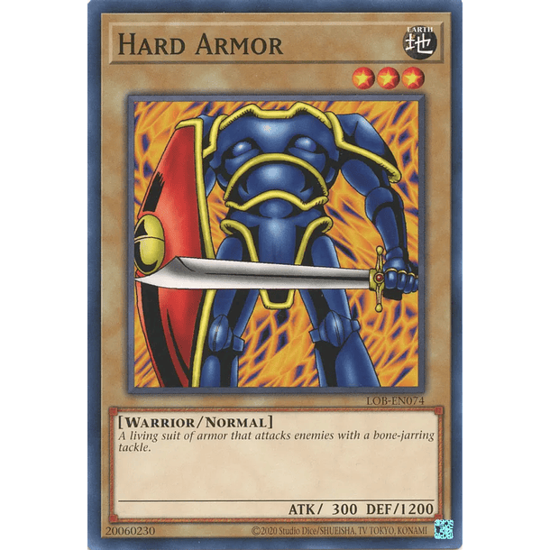 Hard Armor - LOB-EN074 - Common Unlimited (25th Reprint)