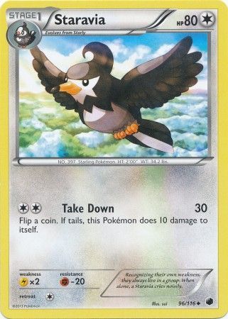 Staravia - 96/116 - Uncommon 1