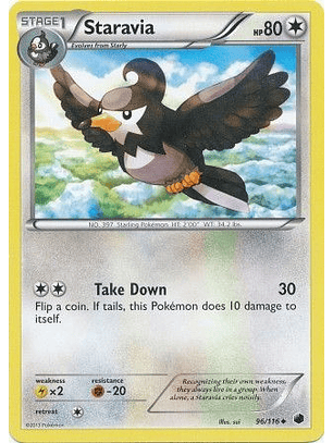 Staravia - 96/116 - Uncommon