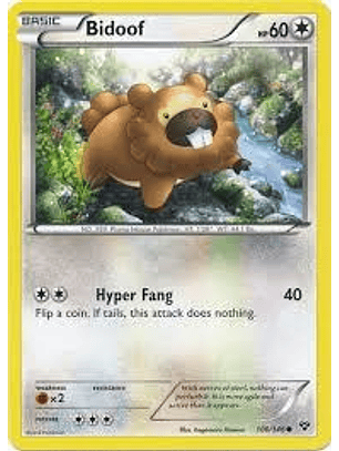 Bidoof - 106/146 - Common
