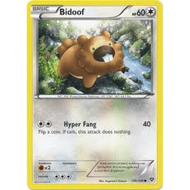 Bidoof - 106/146 - Common