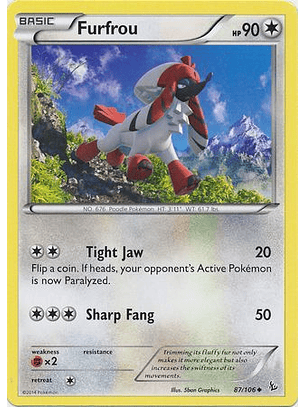 Furfrou - 87/106 - Uncommon