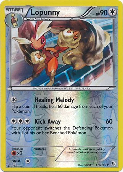 Lopunny - 117/149 - Uncommon Reverse Holo
