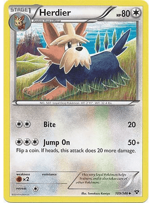 Herdier - 109/146 - Uncommon