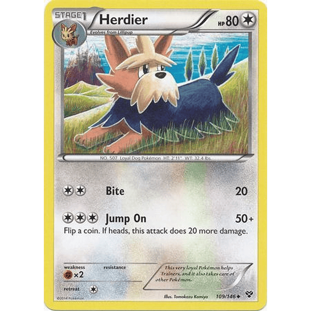Herdier - 109/146 - Uncommon