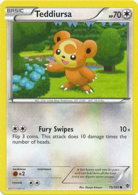 Teddiursa - 75/101 - Common