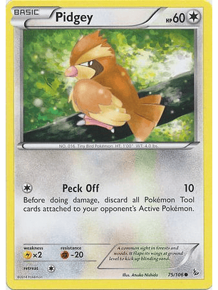Pidgey - 75/106 - Common 