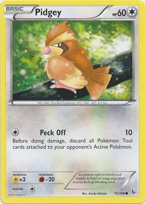 Pidgey - 75/106 - Common 