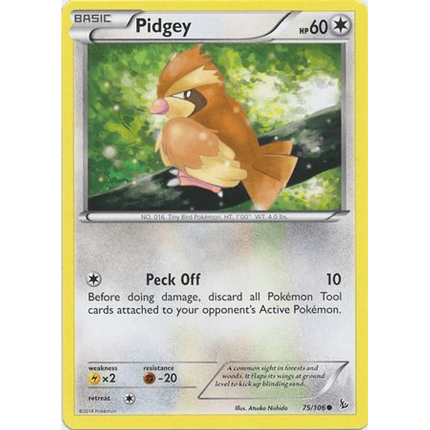 Pidgey - 75/106 - Common 
