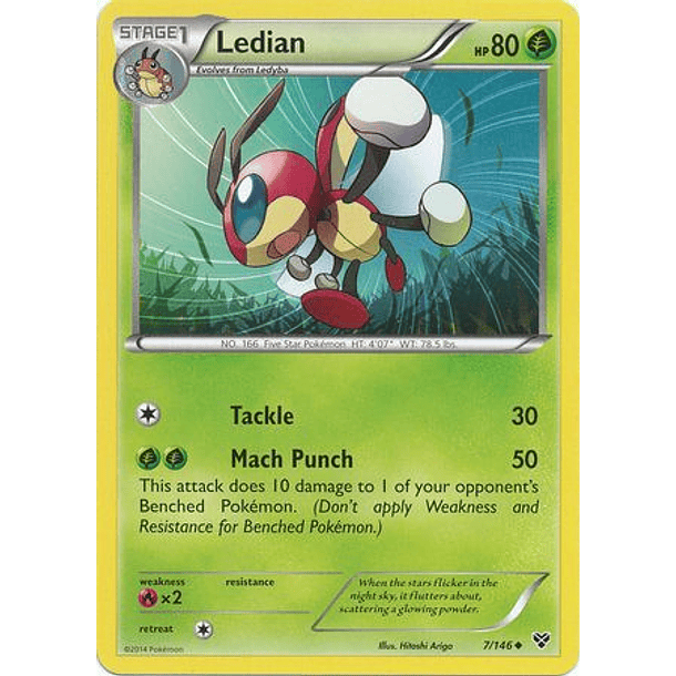 Ledian - 7/146 - Uncommon