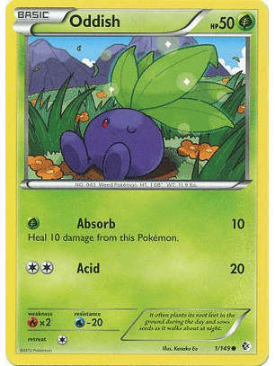 Oddish - 1/149 - Common
