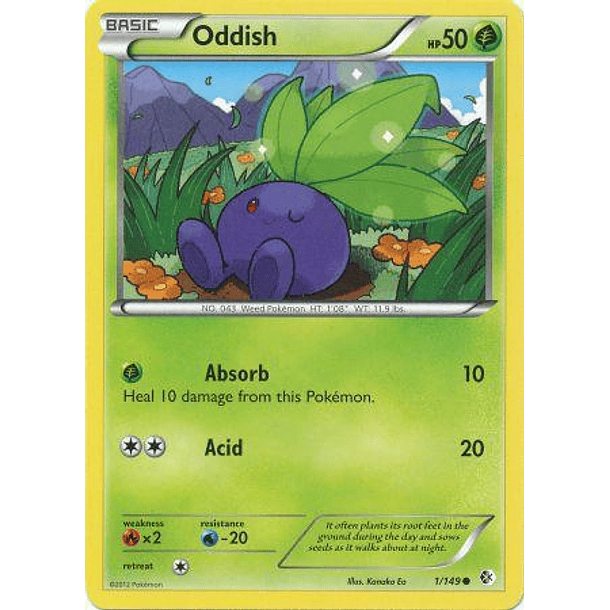 Oddish - 1/149 - Common