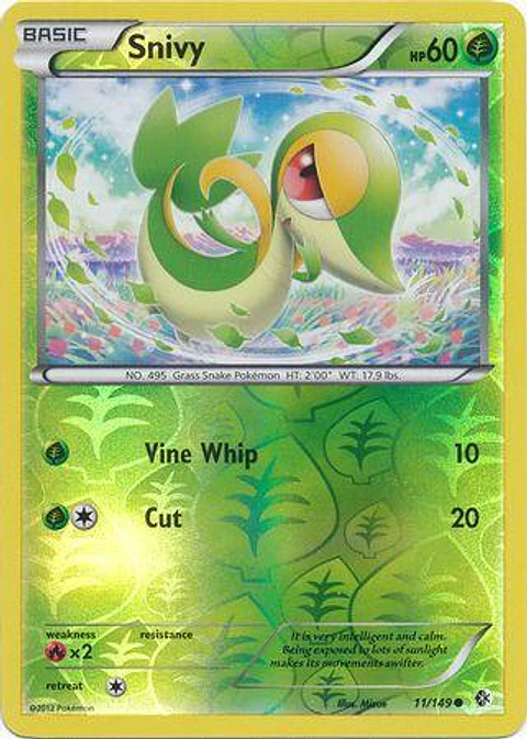 Snivy - 11/149 - Common Reverse Holo