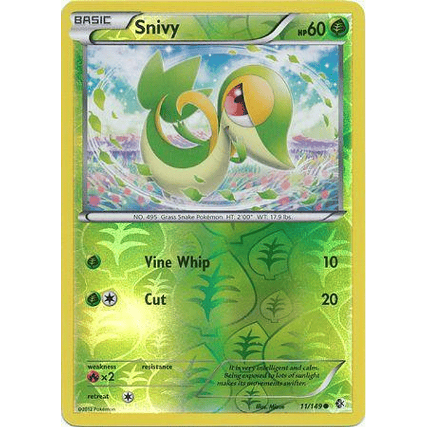 Snivy - 11/149 - Common Reverse Holo