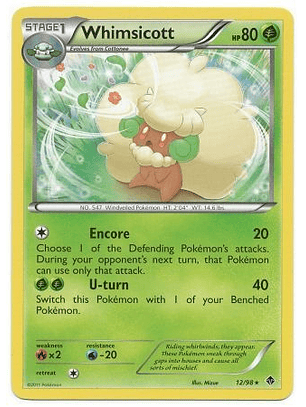 Whimsicott - 12/98 - Rare