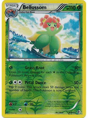 Bellossom - 4/149 - Rare Reverse Holo